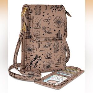 Western Crossbody Bag with Wallet